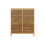 Living And Home 3-Drawer Narrow Bamboo Bedside Table 5