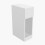Living And Home White Bedside Table with a Drawer 3
