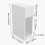 Living And Home White Bedside Table with a Drawer 6