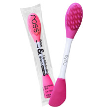 Ross 3-In-1 Siliconen Gezichts- & Lippenreinigingsborstel | Zachte, Exfoliërende Zijkanten Voor Masker Aanbrengen