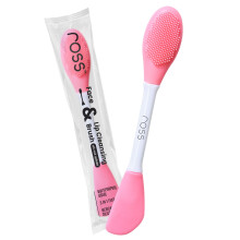 Ross 3-In-1 Silicone Gezichts- & Lippenreinigingsborstel | Zachte, Exfoliërende Zijkanten Voor Masker Toepassing
