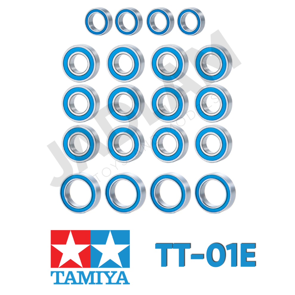 Tamiya TT-01E Ballrace Bearings RC Car Upgrade Set (Rubber-Shielded) - Image 2