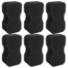 6PCS Horse Groomer Sponges Bath Blocks for Cleaning&Massage Easy-Grip Grooming Tool Multifunctional Cleaner Sponges 65mm