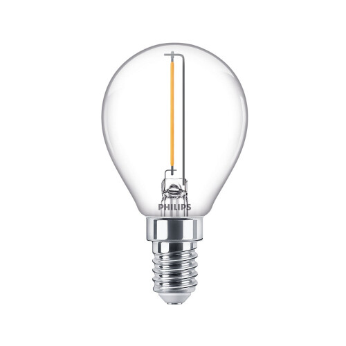 LED E14 Globe 15W Transparente 136lm