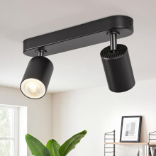 2 Way Spotlight Ceiling Light Rotatable, GU10 Spot Lights Bar