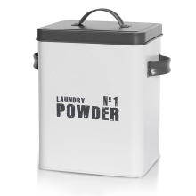 laundry Powder Storage Box - White