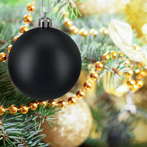 Ensemble de boules de Noël mates, 50 pièces