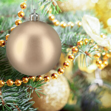 Ensemble de boules de Noël, 3 modèles, 50 pièces