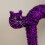 Smart Garden Products 42cm Standing Scaredy Cat Halloween Decoration in Purple 3