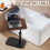 Side Table Adjustable Height Wooden Top Portable Stand 13
