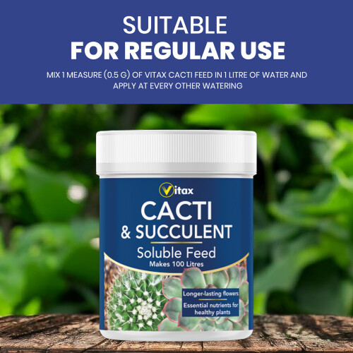Vitax Vitax Cacti Succulent Feed Soluble Fertiliser 200g 2