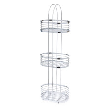3 Tier Floor Standing Oval Chrome Bathroom Caddy