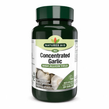 Nature's Aid Concentrated Garlic High Allicin Yield 90 Tablets 10/2027