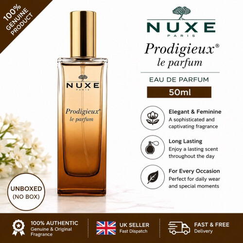 NUXE NUXE Prodigieux Le Parfum Eau de Parfum 50ml Spray Unboxed Authentic