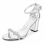 (36, Silver) Ankle Strap Heels with Bow Size 33-43 10