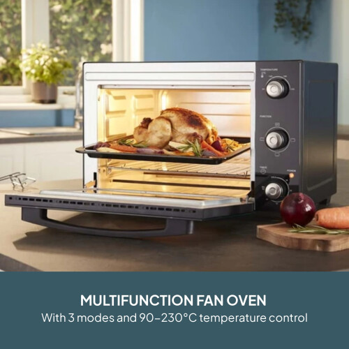 Cooks Professional Cooks Professional 34L Mini Oven | Black / Silver 2
