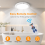LED Rechargeable Ceiling Light With Remote Control 3