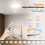LED Rechargeable Ceiling Light With Remote Control 7