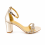 (40, Gold) Ankle Strap Heels with Bow Size 33-43 6