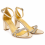 (39, Gold) Ankle Strap Heels with Bow Size 33-43 3