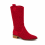 (43, Red) Low Heel Cowboy Knee High Boots Size 35-44 5