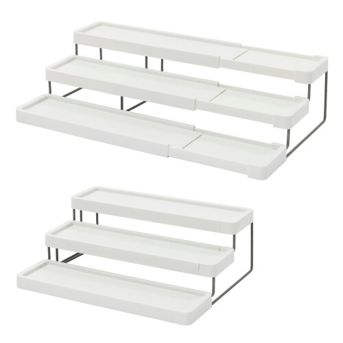 3 Tier Spice Rack Organiser White Grey