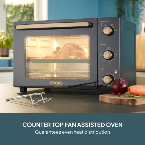 Cooks Professional Cooks Professional 34L Mini Oven | Black / Copper 1
