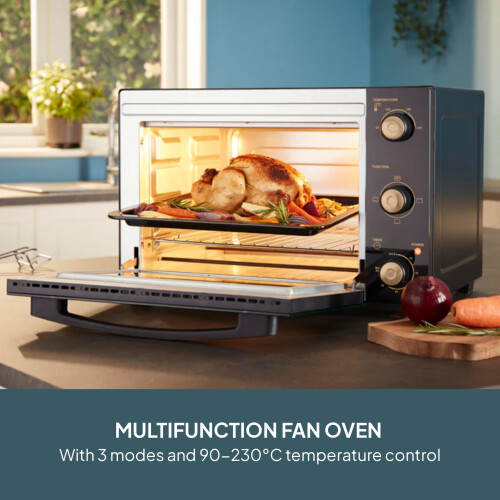 Cooks Professional Cooks Professional 34L Mini Oven | Black / Copper 2