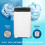 2 in1 Automatic Washing Machine Compact Portable Laundry 3.5kg Washer Spin Dryer 2