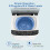 2 in1 Automatic Washing Machine Compact Portable Laundry 3.5kg Washer Spin Dryer 4
