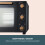 Cooks Professional Cooks Professional 48L Mini Oven | Black / Copper 4