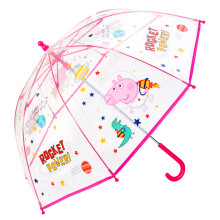 Peppa Pig Umbrella Cartoon Transparent Girls Dome