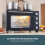 Cooks Professional Cooks Professional 28L Mini Oven with 2 Hobs | Black / Silver 2