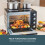 Cooks Professional Cooks Professional 28L Mini Oven with 2 Hobs | Black / Silver 3