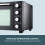 Cooks Professional Cooks Professional 28L Mini Oven with 2 Hobs | Black / Silver 4