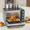 Cooks Professional Cooks Professional 28L Mini Oven with 2 Hobs | Black / Silver 6