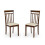 Coast Set of 2 Walnut Dining Chairs 4