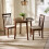 Coast Set of 2 Walnut Dining Chairs 10