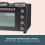 Cooks Professional Cooks Professional 28L Mini Oven with 2 Hobs | Black / Copper 4