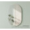 Frameless Oval Wall Mirror Glass Round Edge 40x70Cm 6