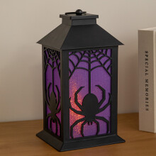 32cm Battery Powered Light up Spider Halloween Lantern with LEDs