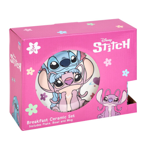 Disney Disney Stitch Ceramic Breakfast Set for Kids 1