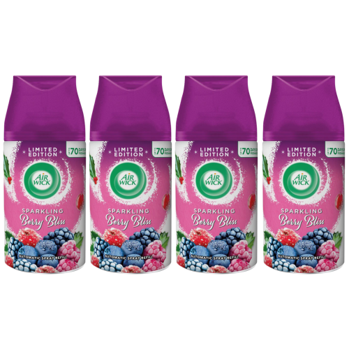 Air Wick 4 x Air Wick Freshmatic Automatic Spray Refill 250ml - Sparkling Berry Bliss