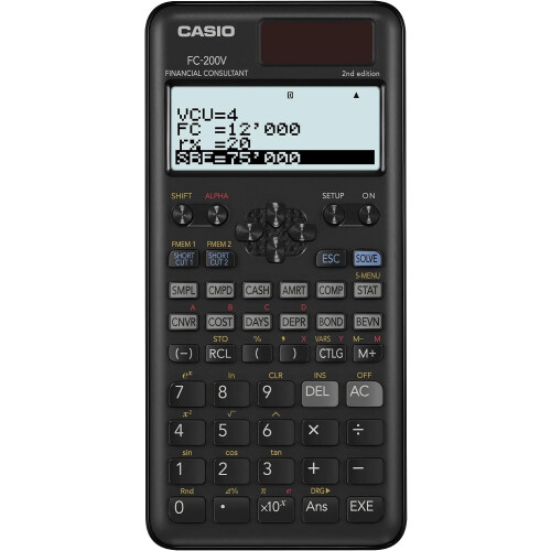 Casio Casio FC-200V (2nd Edition) Financial Calculator
