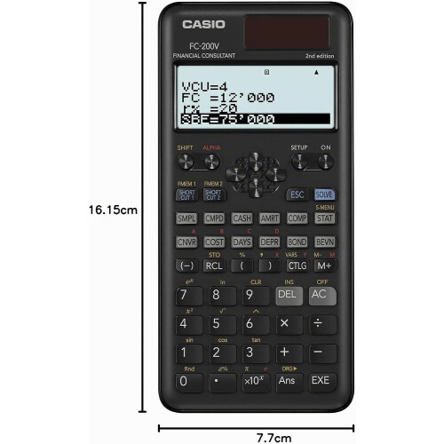 Casio Casio FC-200V (2nd Edition) Financial Calculator 2