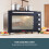 Cooks Professional Cooks Professional 48L Mini Oven with 2 Ceramic Hobs | Black / Silver 2