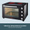 Cooks Professional Cooks Professional 48L Mini Oven with 2 Ceramic Hobs | Black / Silver 4
