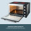 Cooks Professional Cooks Professional 48L Mini Oven with 2 Ceramic Hobs | Black / Silver 5