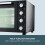 Cooks Professional Cooks Professional 48L Mini Oven with 2 Ceramic Hobs | Black / Silver 6