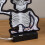 Smart Garden Products 27cm Battery Powered Light up Halloween Skeleton Infinity Mirror with LEDs 6
